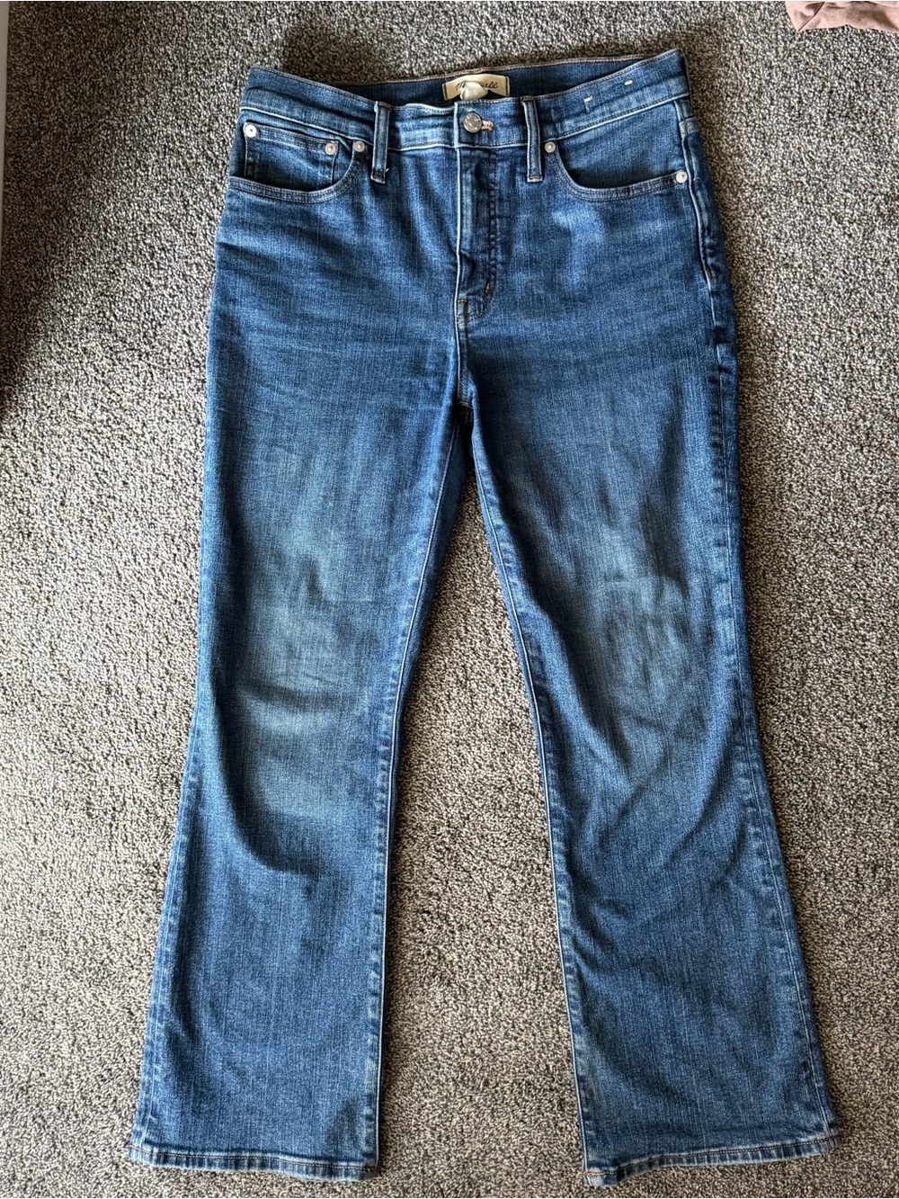 Madewell Medium Blue Bootcut Jeans